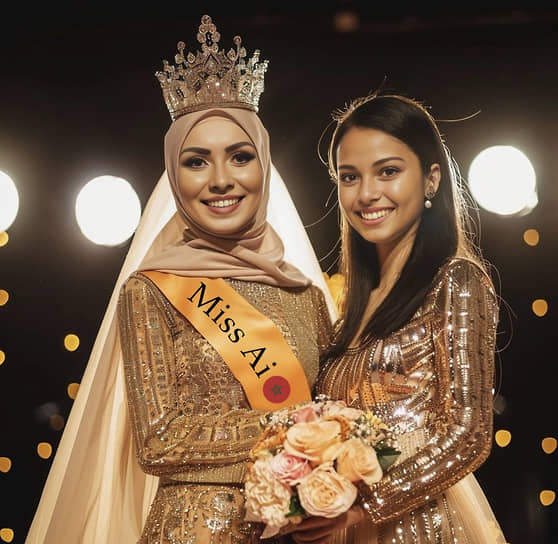 ИИ-модель из Марокко стала первой цифровой королевой красоты