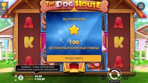 Бездепозитный бонус в R7 Casino: 100 FS в The Dog House