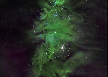 NASA показало фото «Рождественской ели» в космосе