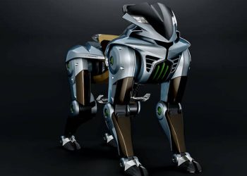 Kawasaki представила концепт мотоцикла с ногами вместо колес