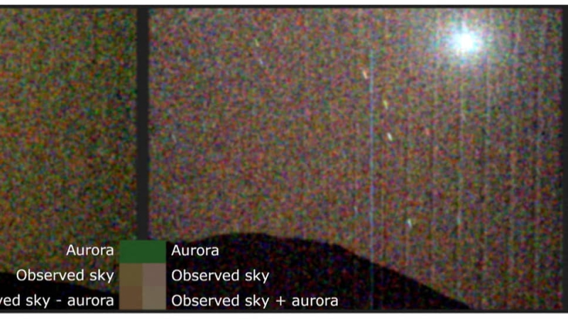 Марсоход Perseverance впервые зафиксировал полярное сияние на Марсе