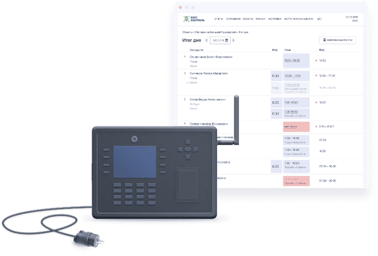 БОСС контроль - современный учет рабочего времени